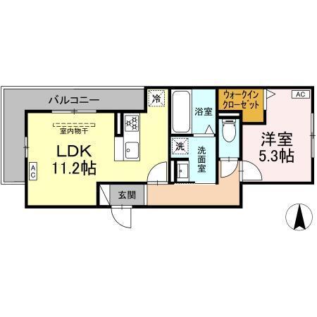 Emiry白銀（201） 間取り図画像