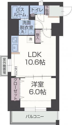 シェリーグランデ（２０５） 間取り図画像