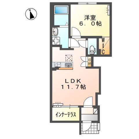 レオーネ黒田 間取り図画像