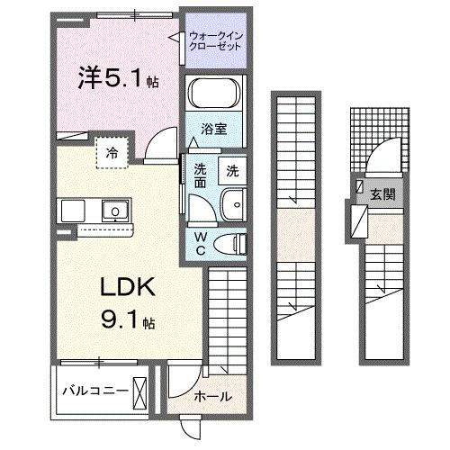 エスペランサ　俊（302） 間取り図画像