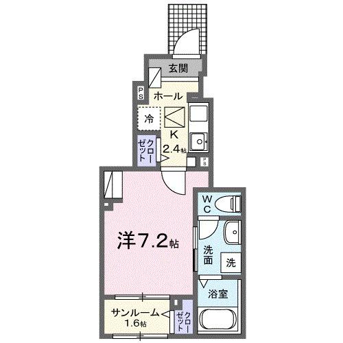エスペランサ　俊（102） 間取り図画像