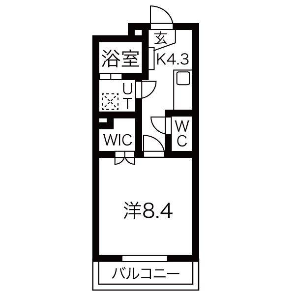 グリーンガーデン（４０３） 間取り図画像