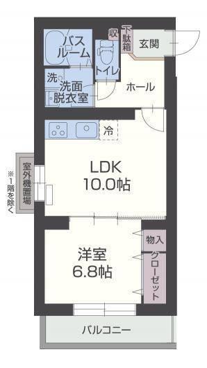 アステール（３０４） 間取り図画像