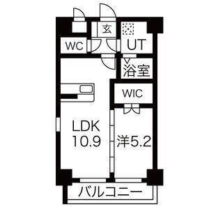 ヴィガラスコート（２０２） 間取り図画像