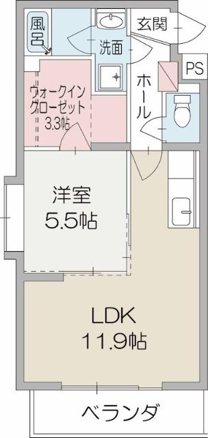 グリーンヒル　タカハシＩＩＩ（３０３） 間取り図画像