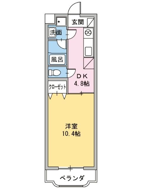 プランドール（１０２） 間取り図画像