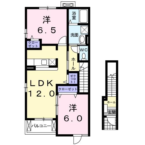 エテルノＡ（201） 間取り図画像