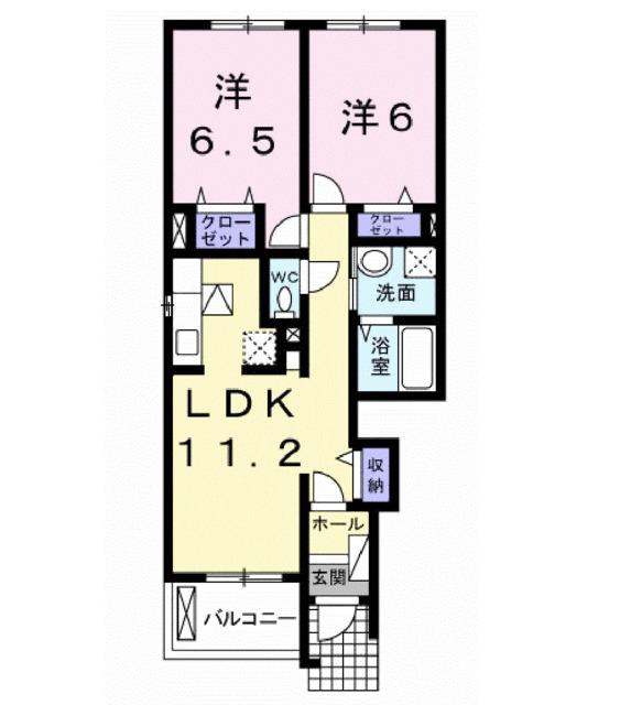 グロリアスコンフォート（101） 間取り図画像