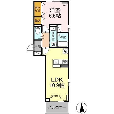 Brisa(ブリーサ）（201） 間取り図画像