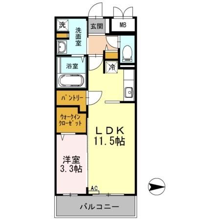 Numazu Nord(ﾇﾏﾂﾞﾉﾙﾄﾞ)（0402） 間取り図画像