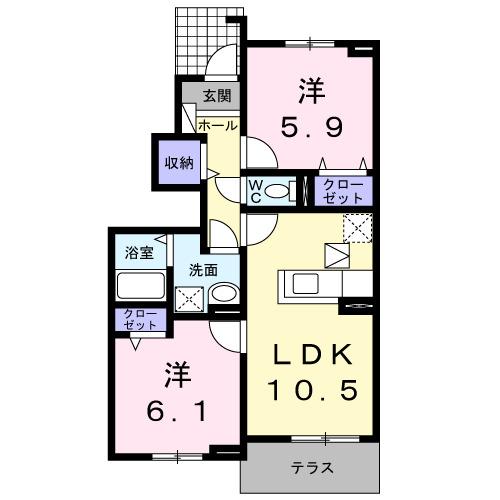 エスケー　レジデンス（102） 間取り図画像