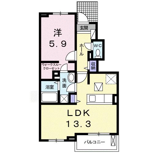 シャンティ（102） 間取り図画像