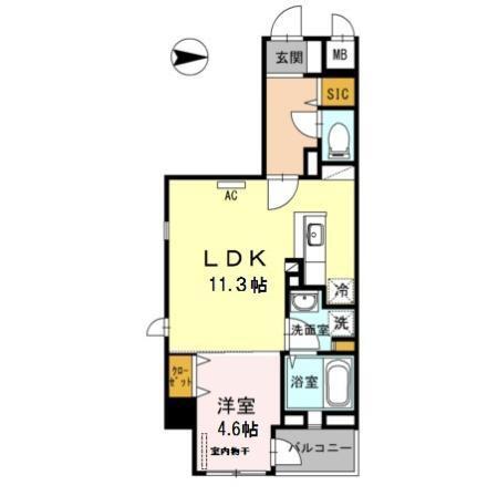 Numazu Nord(ﾇﾏﾂﾞﾉﾙﾄﾞ)（0506） 間取り図画像