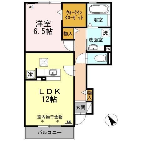 グランデ滝戸（102） 間取り図画像