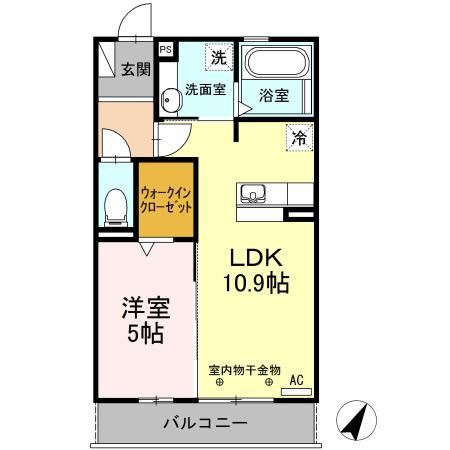 コンフォート新橋（202） 間取り図画像