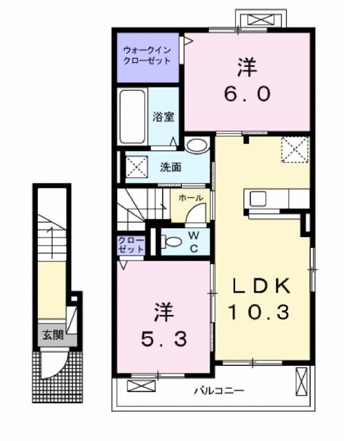 エトワール（206） 間取り図画像