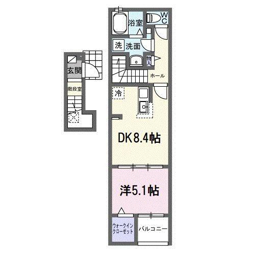 シティーリバー　ⅩⅠ（202） 間取り図画像