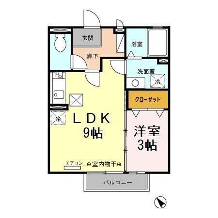 リヴェールタキ（106） 間取り図画像