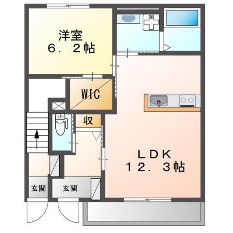 アレグラールN　Ⅱ 間取り図画像