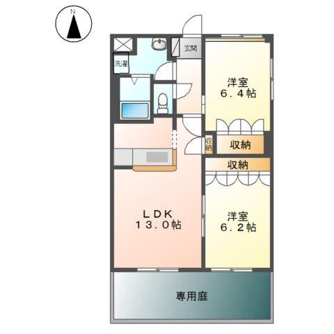 ローズガーデン長塚Ⅰ 間取り図画像