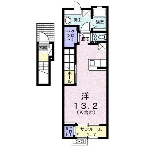 シエルⅠ（203） 間取り図画像