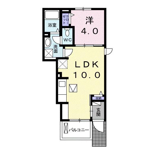 ウェルフェア（105） 間取り図画像