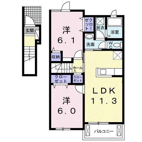 メゾン・ド・エスポワール（202） 間取り図画像