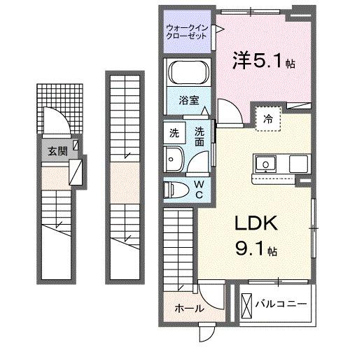 エスペランサ　俊（301） 間取り図画像