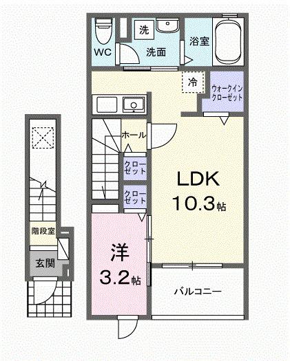 エイス　クラウディア（202） 間取り図画像
