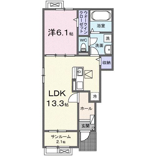 コントレイル（101） 間取り図画像