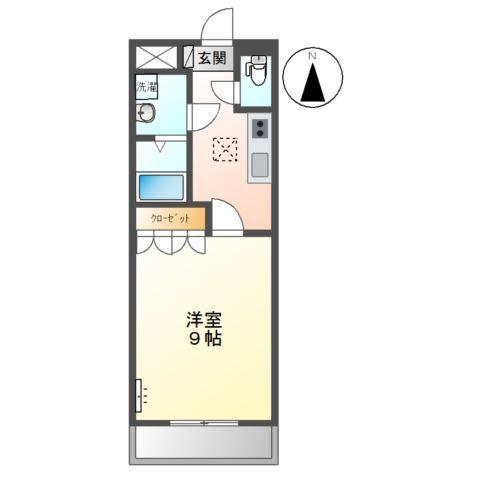 サンモール中島Ａ 間取り図画像