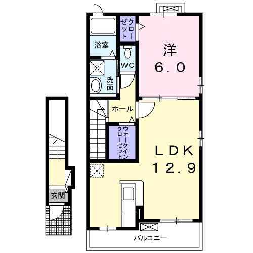 セレノフィオーレ（202） 間取り図画像