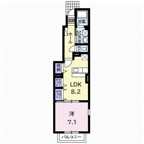 スペースＫⅢ（101） 間取り図画像