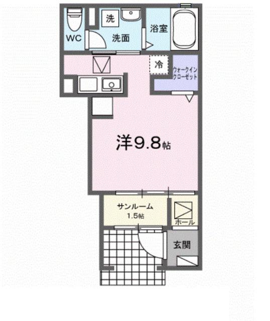 エイス　クラウディア（103） 間取り図画像