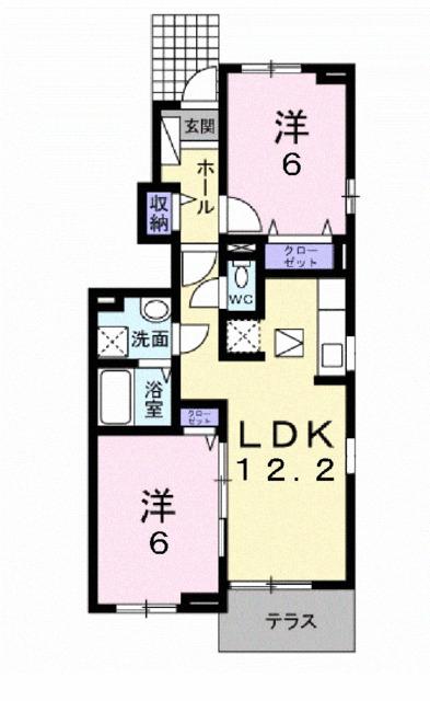 ベルドミール・ドゥ（101） 間取り図画像