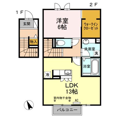 プレミアージュ　TAKI（206） 間取り図画像
