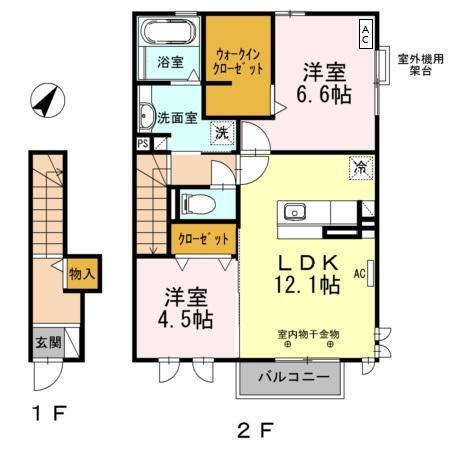 グラン　シエル（201） 間取り図画像