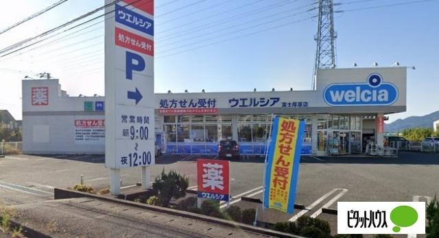 ウエルシア富士厚原店：1109m