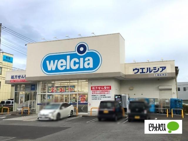 ウエルシア三島松本店：333m