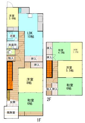  間取り図写真