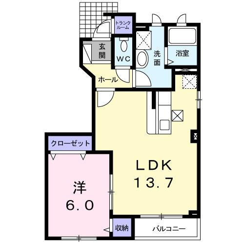 フォーレストヒルズ参番館（104） 間取り図画像