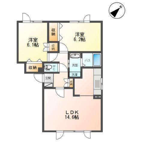 エフプレイスⅡ 間取り図画像