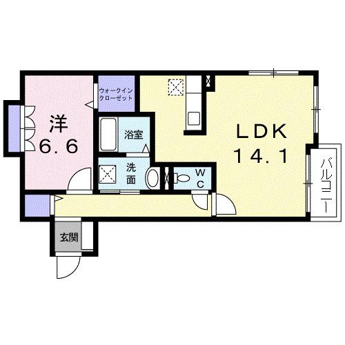 パラッツオわたなべ（303） 間取り図画像
