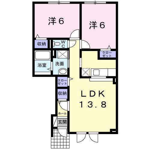 ウィステリア（102） 間取り図画像