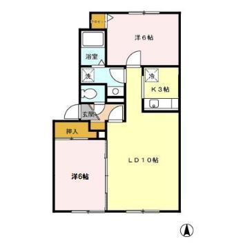 メイユール平岸（A202） 間取り図画像