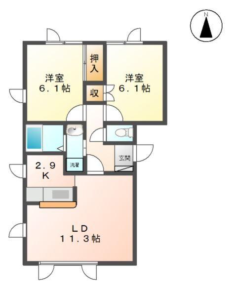 グレイス・エクセレンス 間取り図画像