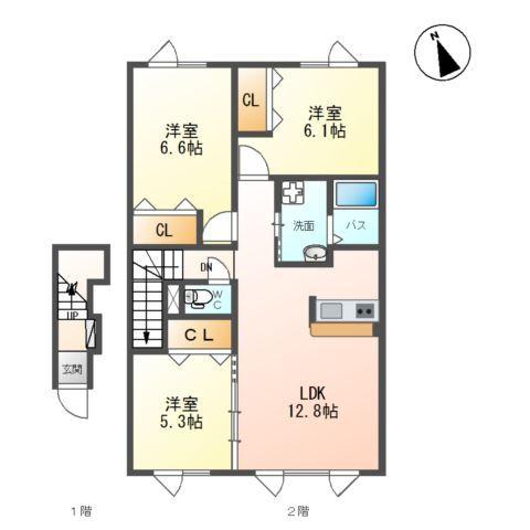  間取り図写真