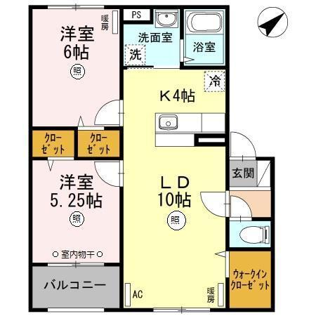 ハピネス本通（103） 間取り図画像