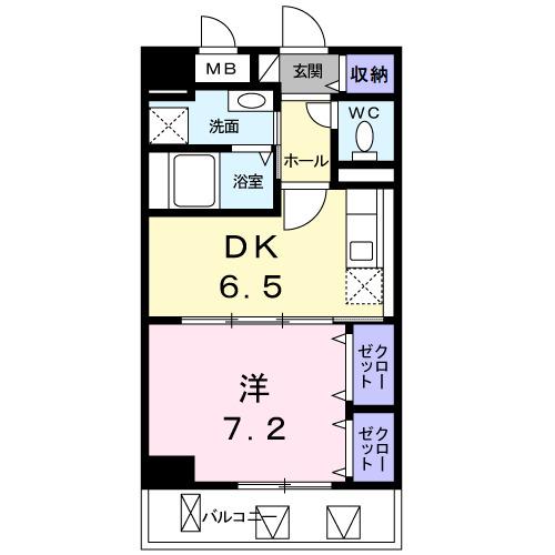 アルドール白石（306） 間取り図画像