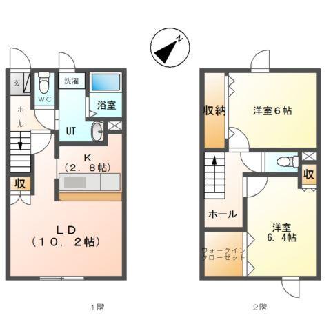 モンクール　山の手 間取り図画像